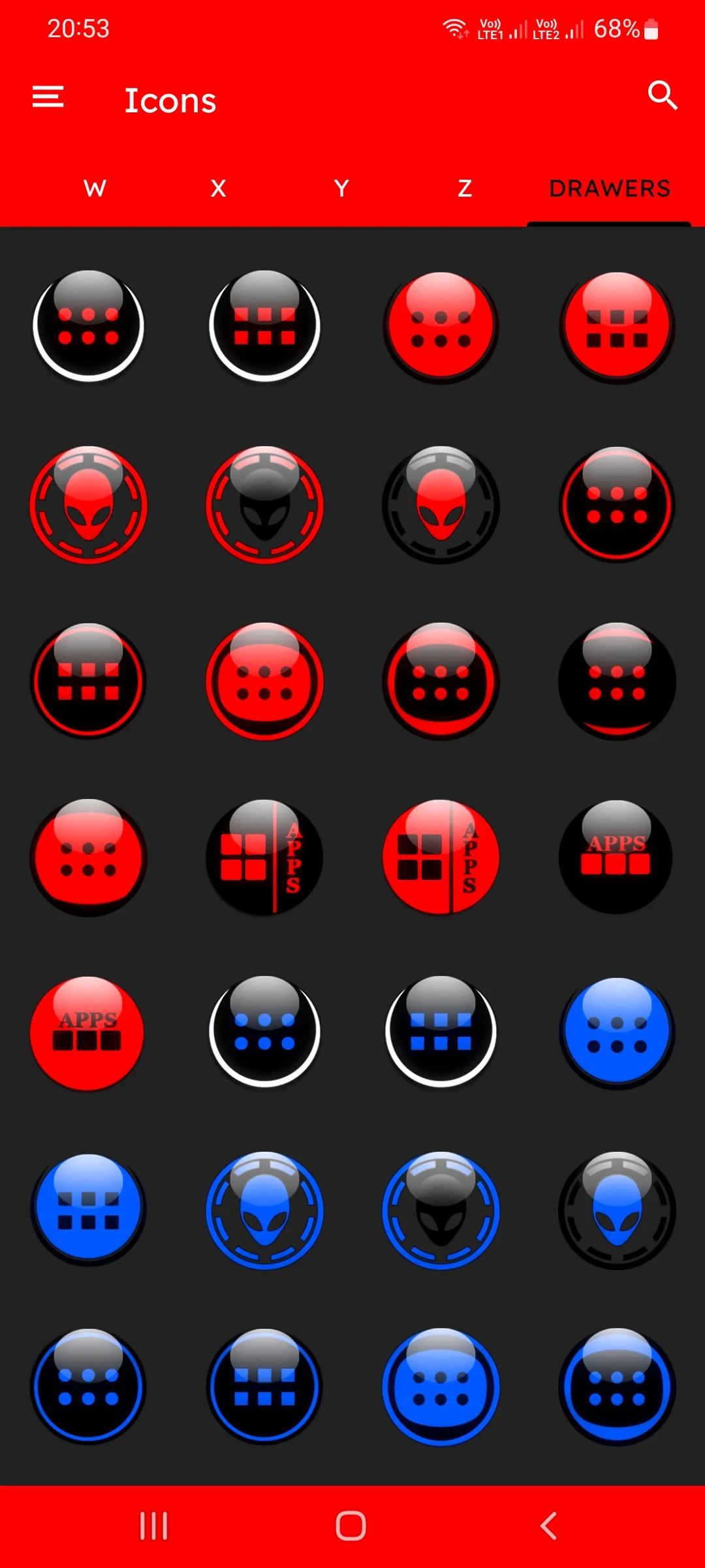 Black Pixl Glass Icon Pack screenshot