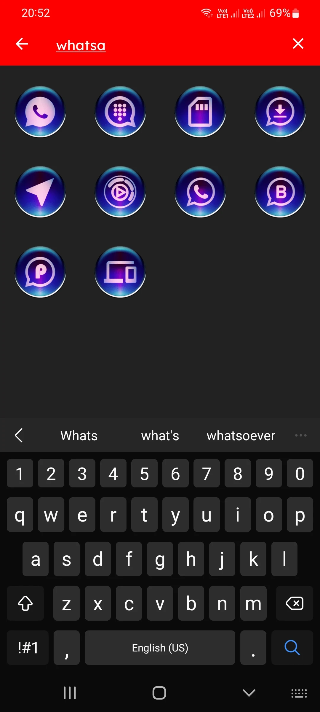Black Pixl Glass Icon Pack screenshot
