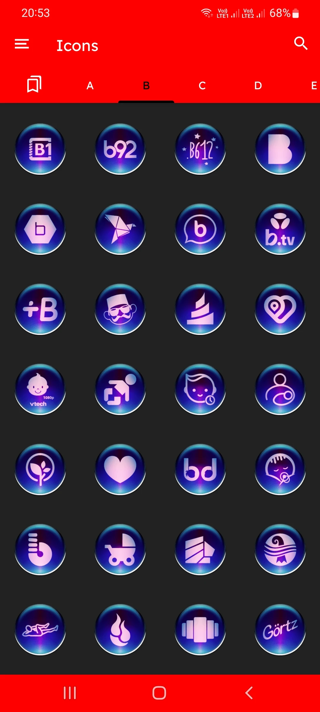 Black Pixl Glass Icon Pack screenshot