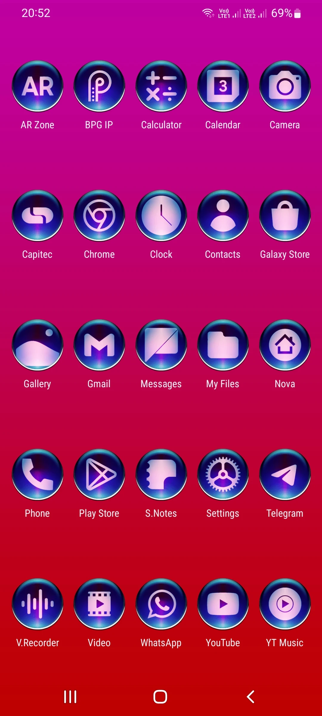Black Pixl Glass Icon Pack screenshot